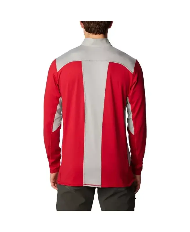 Men's Crimson Washington State Cougars Tech Trail™ Omni-Shade Quarter-Zip Jacket-Crimson - 2