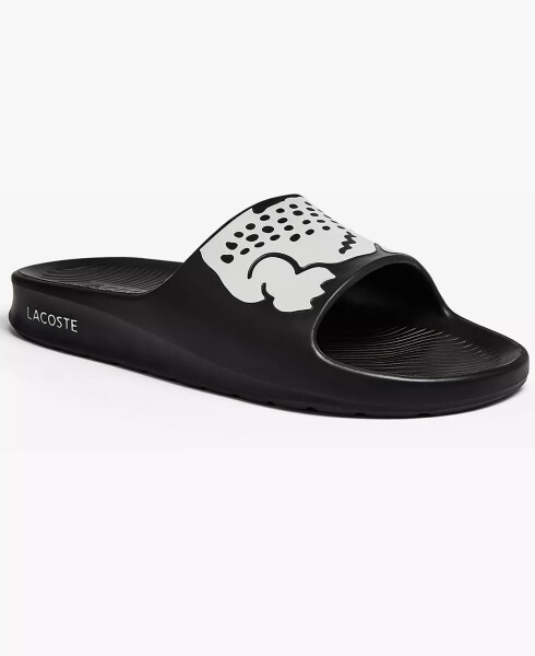 Men's Croco 2.0 Slide Sandals Black/White - 7