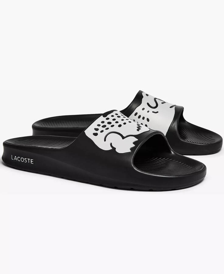 Men's Croco 2.0 Slide Sandals Black/White - 8