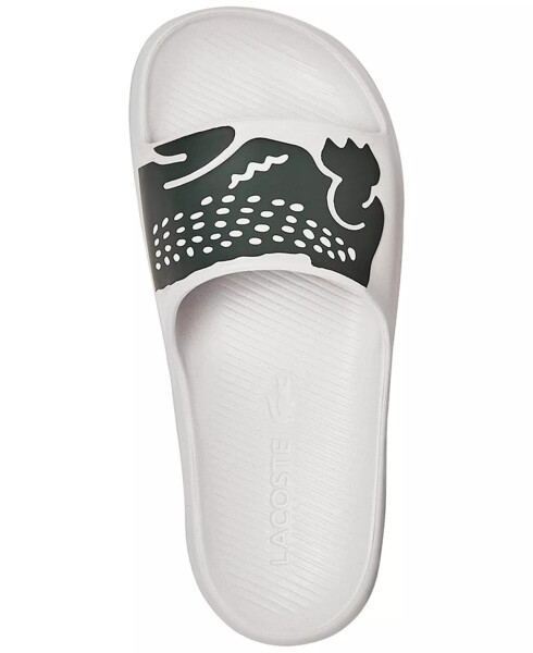 Men's Croco 2.0 Slide Sandals White/ Dark Green - 6