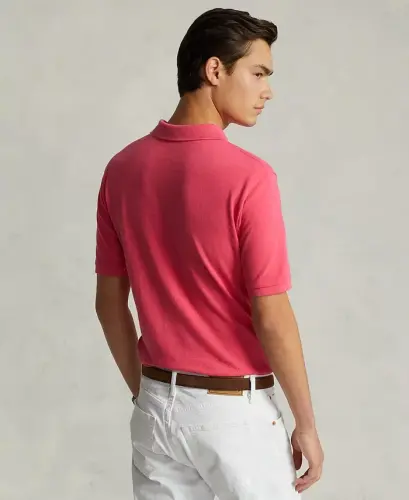 Men's Custom Slim Fit Mesh Polo - 4