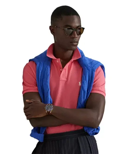 Men's Custom Slim Fit Mesh Polo - 3