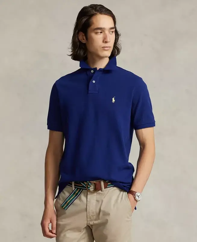 Men's Custom Slim Fit Mesh Polo - POLO RALPH LAUREN
