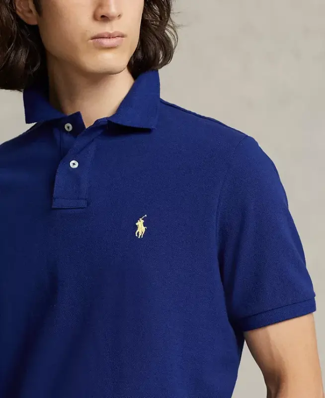 Men's Custom Slim Fit Mesh Polo - 3