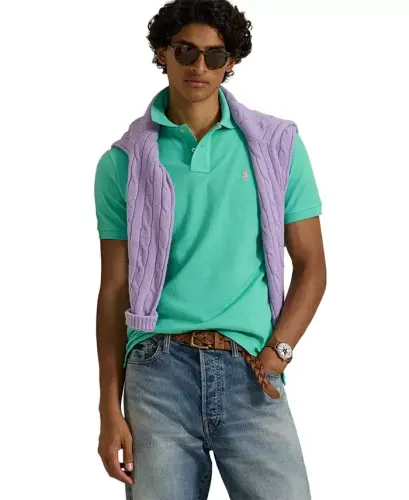 Men's Custom Slim Fit Mesh Polo - 3