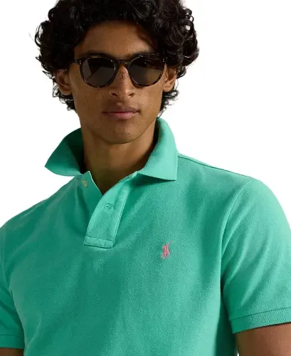 Men's Custom Slim Fit Mesh Polo - 4