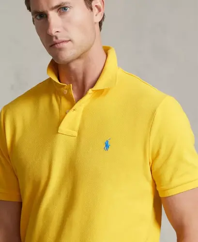 Men's Custom Slim Fit Mesh Polo - 3