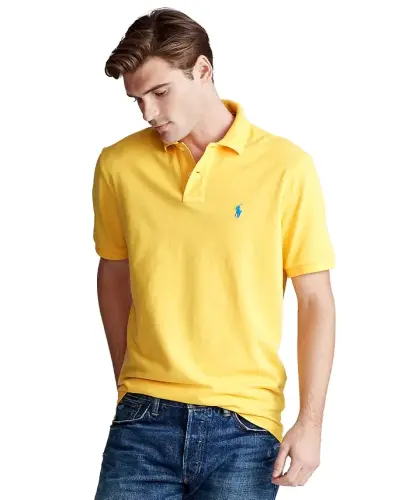 Men's Custom Slim Fit Mesh Polo - 3
