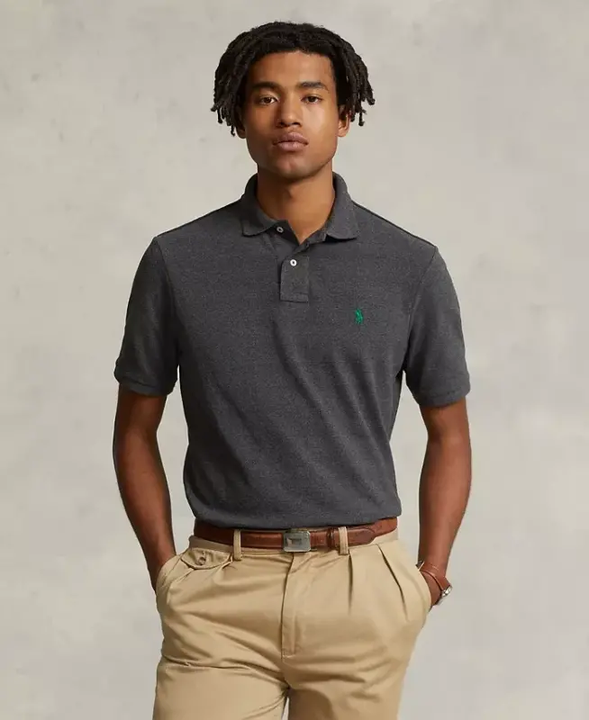Men's Custom Slim Fit Mesh Polo - 1