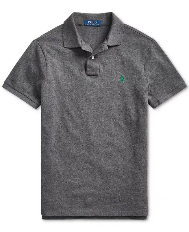 Men's Custom Slim Fit Mesh Polo - 5
