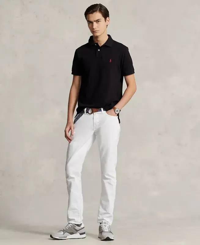 Men's Custom Slim Fit Mesh Polo - 2