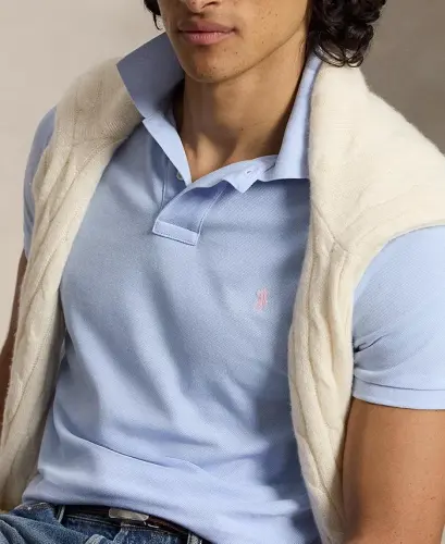 Men's Custom Slim Fit Mesh Polo - 6