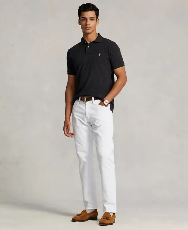 Men's Custom Slim Fit Mesh Polo - 2