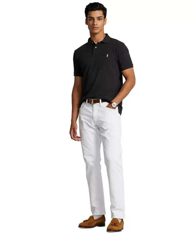 Men's Custom Slim Fit Mesh Polo - 2