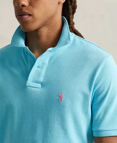 Men's Custom Slim Fit Mesh Polo - 3