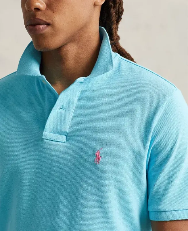 Men's Custom Slim Fit Mesh Polo - 3