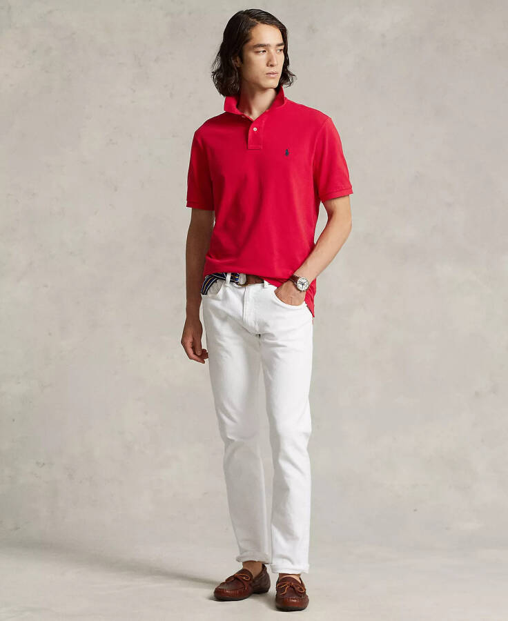 Men's Custom Slim Fit Mesh Polo RL 2000 Red - 2