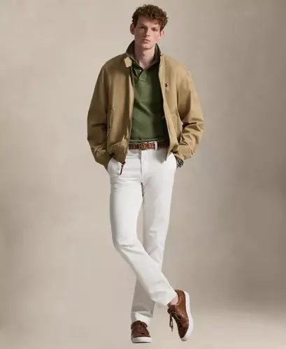 Men's Custom Slim-Fit Mesh Polo Shirt - Supply Olive - 3