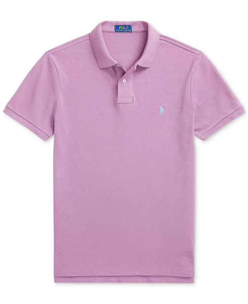 Men's Custom Slim Fit Mesh Polo Tea Rose/c7540 - 5