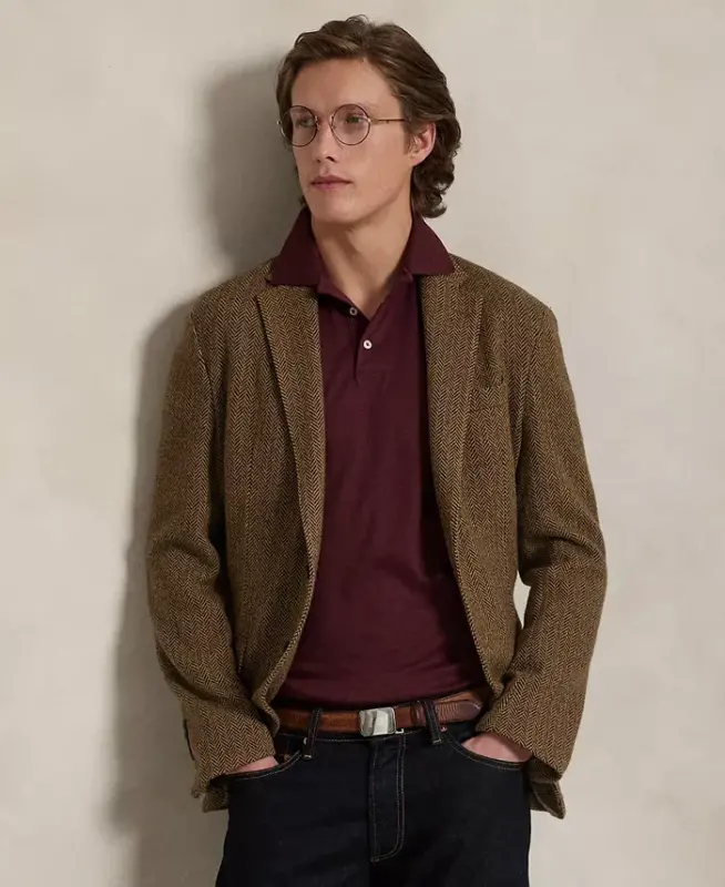 Men's Custom Slim Fit Soft Cotton Polo Shirt - Spring Wine Heather - 3