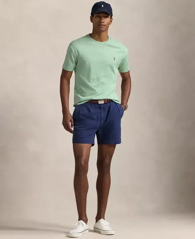 Men's Custom Slim Fit Soft Cotton T-Shirt-Celadon Heather - 4
