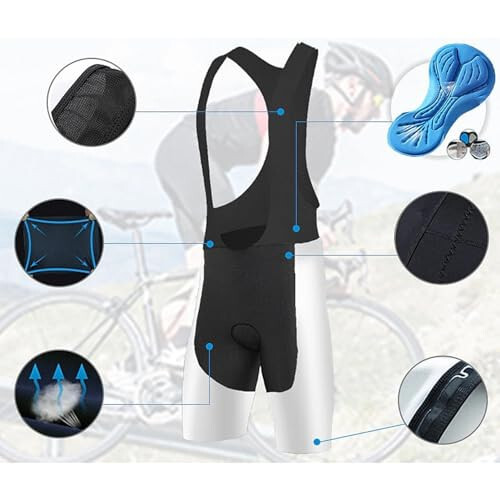 Men's Cycling Jersey Set Road Bike Jersey + 9D Gel Pad Cushion Bibs Shorts Mountain Bicycle Suit Racing Uniform Clothes (Color : TYP-7, Size : 4XL) - 4