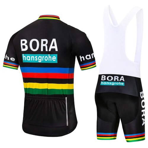 Men's Cycling Jersey Set Shirt & 20D GEL Bib Shorts Set Summer Bike Suit Road Bicycle Clothes - 5