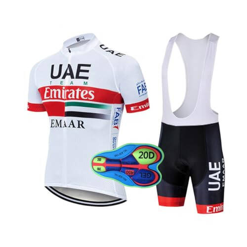 Men's Cycling Jersey Set Shirt & 20D GEL Bib Shorts Summer Mountain Bike Suit Road Bicycle Team Racing Uniform Clothes - 1