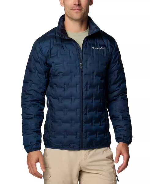 Men's Delta Ridge II Down Zip-Front Jacket Collegiate Navy - 1