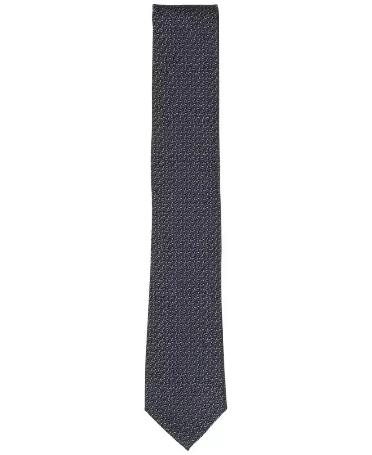 Men's Derwent Herringbone Tie, Exclusively at Modazone - 2