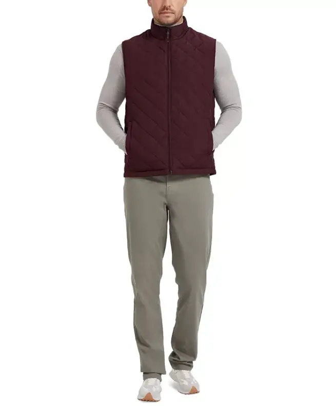 Men's Diamond Quilted Heritage Vest, Created for Modazone - 5