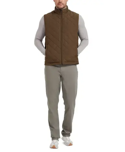 Men's Diamond Quilted Heritage Vest, Created for Modazone - 5
