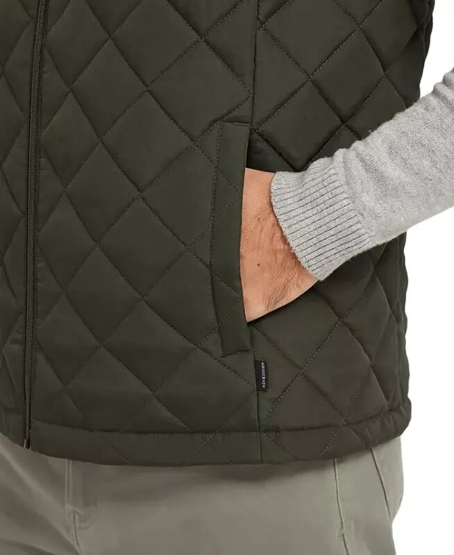 Men's Diamond Quilted Heritage Vest, Created for Modazone - Loden - 10