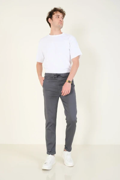 Men's Double Cuff Jogger Pants Anthracite - 5