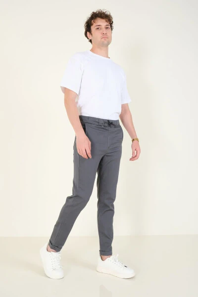 Men's Double Cuff Jogger Pants Anthracite - 6