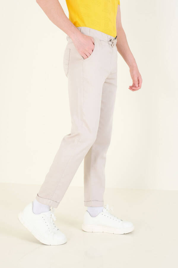 Men's Double Cuff Jogger Pants Stone - 5