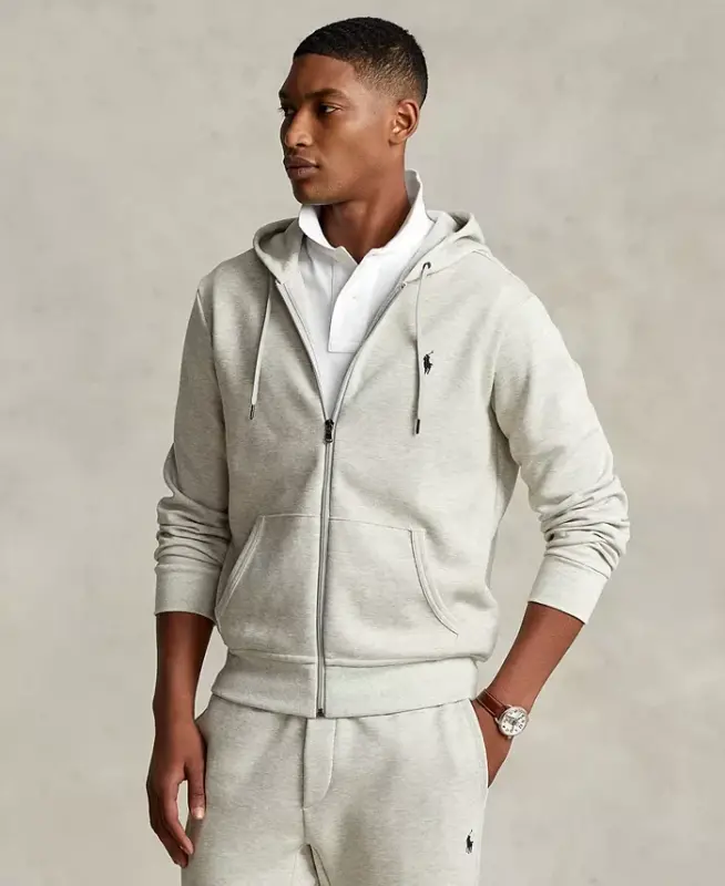 Men's Double-Knit Full-Zip Hoodie - 1
