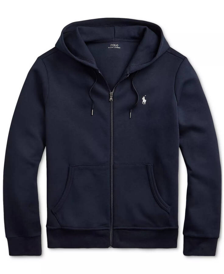 Men's Double-Knit Full-Zip Hoodie Navy - 6