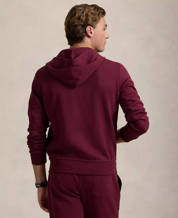 Men's Double-Knit Full-Zip Hoodie Red - 2