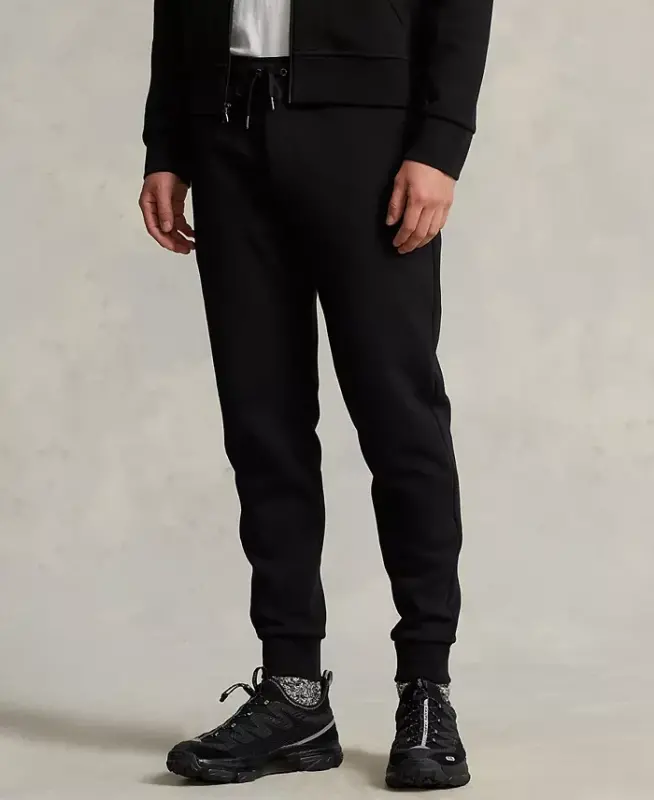 Men's Double-Knit Jogger Pants-Black - POLO RALPH LAUREN