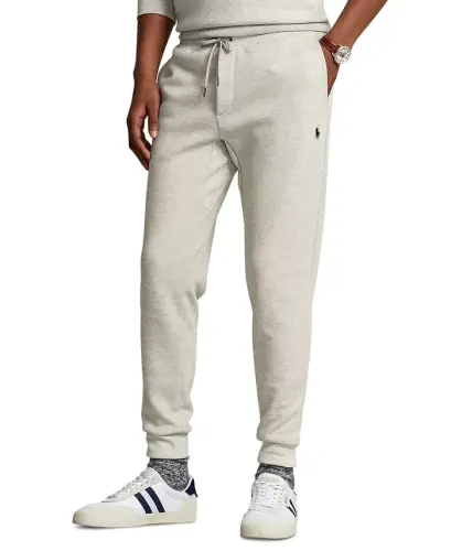 Men's Double-Knit Jogger Pants-Black - 7