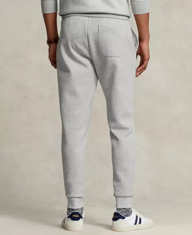 Men's Double-Knit Jogger Pants-Grey - 3