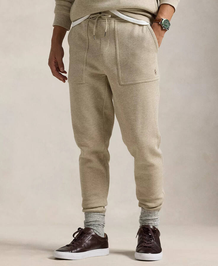 Men's Double-Knit Mesh Jogger Pants Tuscan Beige Heather - 1