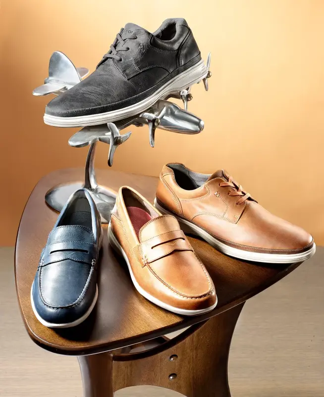 Men's Dressports 2 Go Pt Oxford Shoes-New Caramel - 11