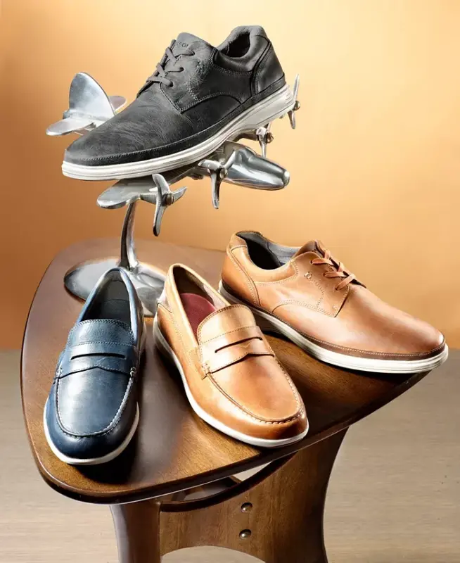 Men's Dressports 2 Go Pt Oxford Shoes-New Caramel - 11