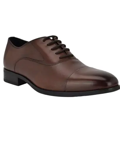 Men's Drew Lace-Up Dress Oxford - Dark Brown Leather - 1