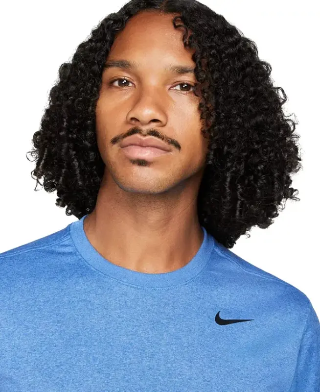 Men's Dri-FIT Legend Fitness T-Shirt-Game Royal/pacific Blue/htr/black - 2