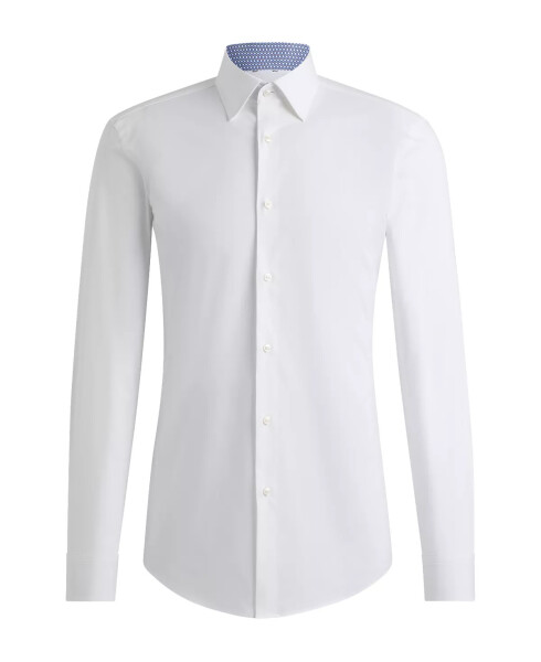 Men's Easy-Iron Slim-Fit Dress Shirt White - 2