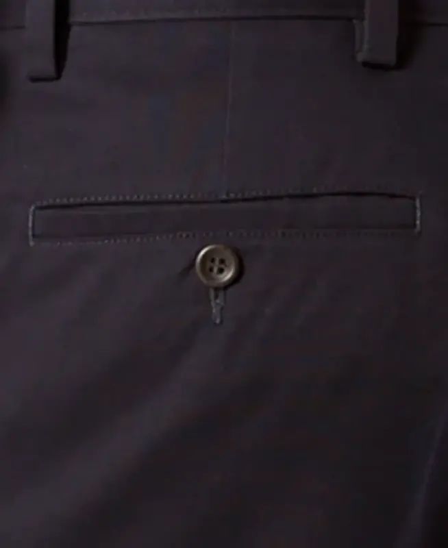 Men's Easy Straight Fit Khaki Stretch Pants-Dockers Navy - 5