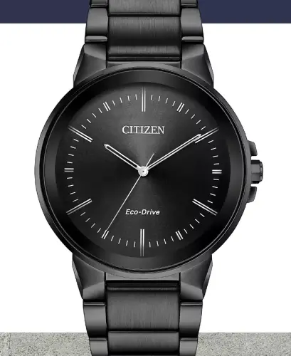 Men's Eco-Drive Axiom Gray Stainless Steel Bracelet Watch 41mm-Gray - 3